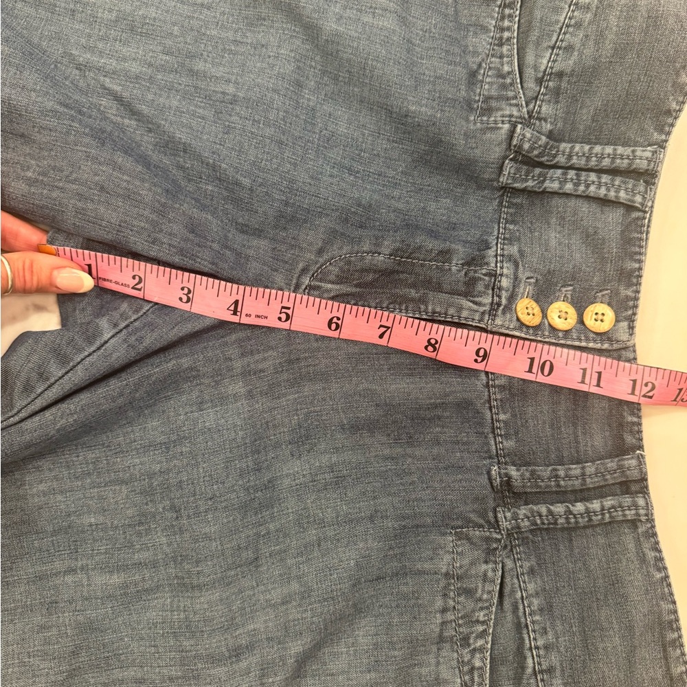 LOFT Wide Leg Jeans Size 6 Lightweight with pockets ! Ann Taylor Loft - Picture 8 of 9